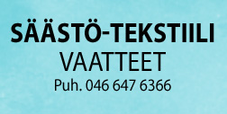 Säästö-Tekstiili Avikainen om. Ansa Maritta Avikainen logo
